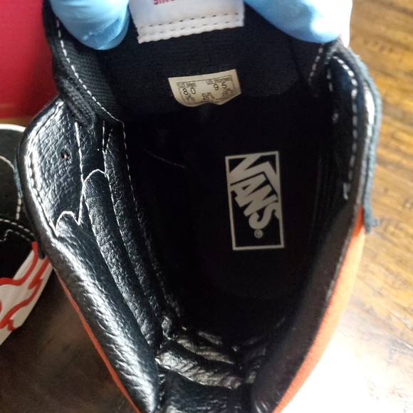 Vans Sk8-Hi Flame Burnt Ochre Men Size 11.5 - Picture 10 of 12